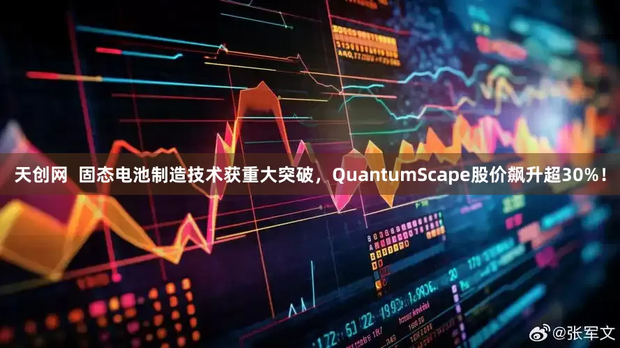 天创网  固态电池制造技术获重大突破，QuantumScape股价飙升超30%！