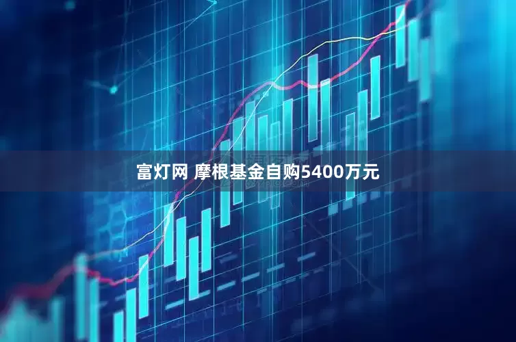 富灯网 摩根基金自购5400万元